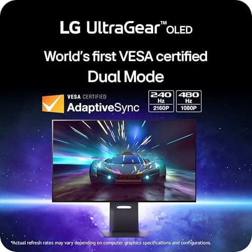 LG UltraGear 32GS95UE-B 31.5" 4K 240Hz OLED Monitor image