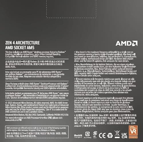 AMD Ryzen 5 7600X 4.7 GHz 6-Core AM5 image
