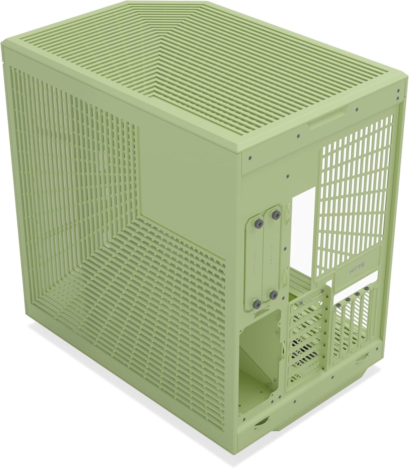 HYTE Y70 ATX Mid Tower Matcha Milk Tempered Glass Side Panel image