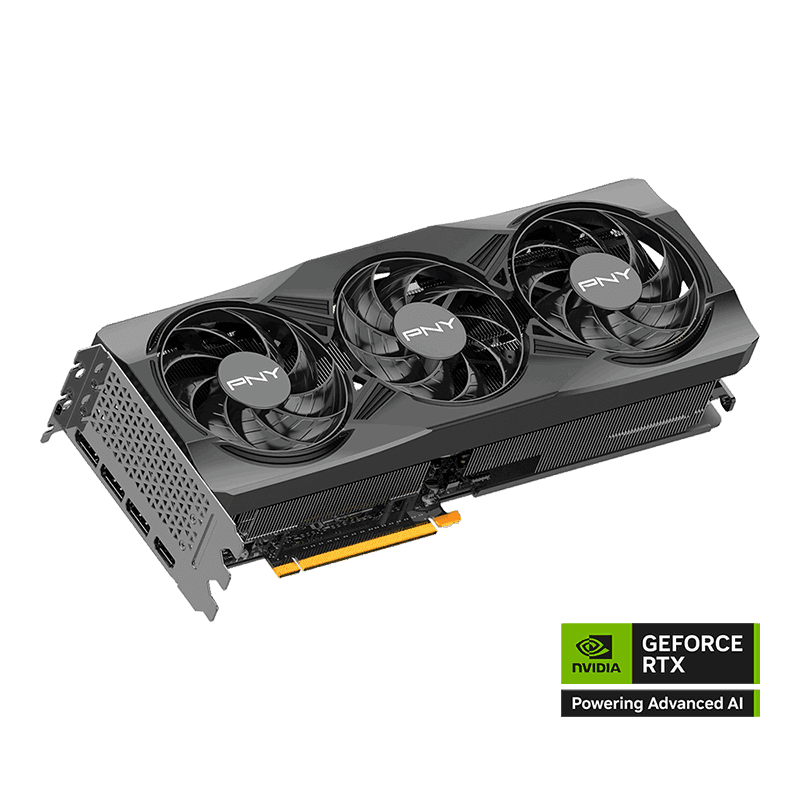 PNY GeForce RTX 5070 Ti 16GB GDDR7 Black Triple Fan image