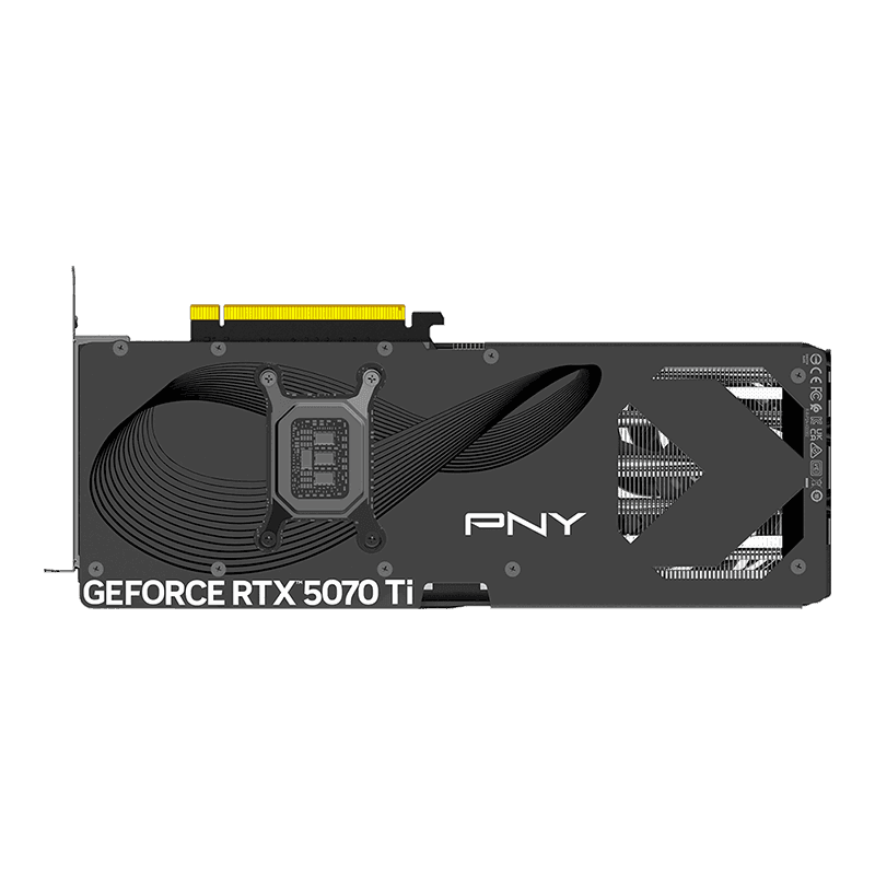 PNY GeForce RTX 5070 Ti 16GB GDDR7 Black Triple Fan image