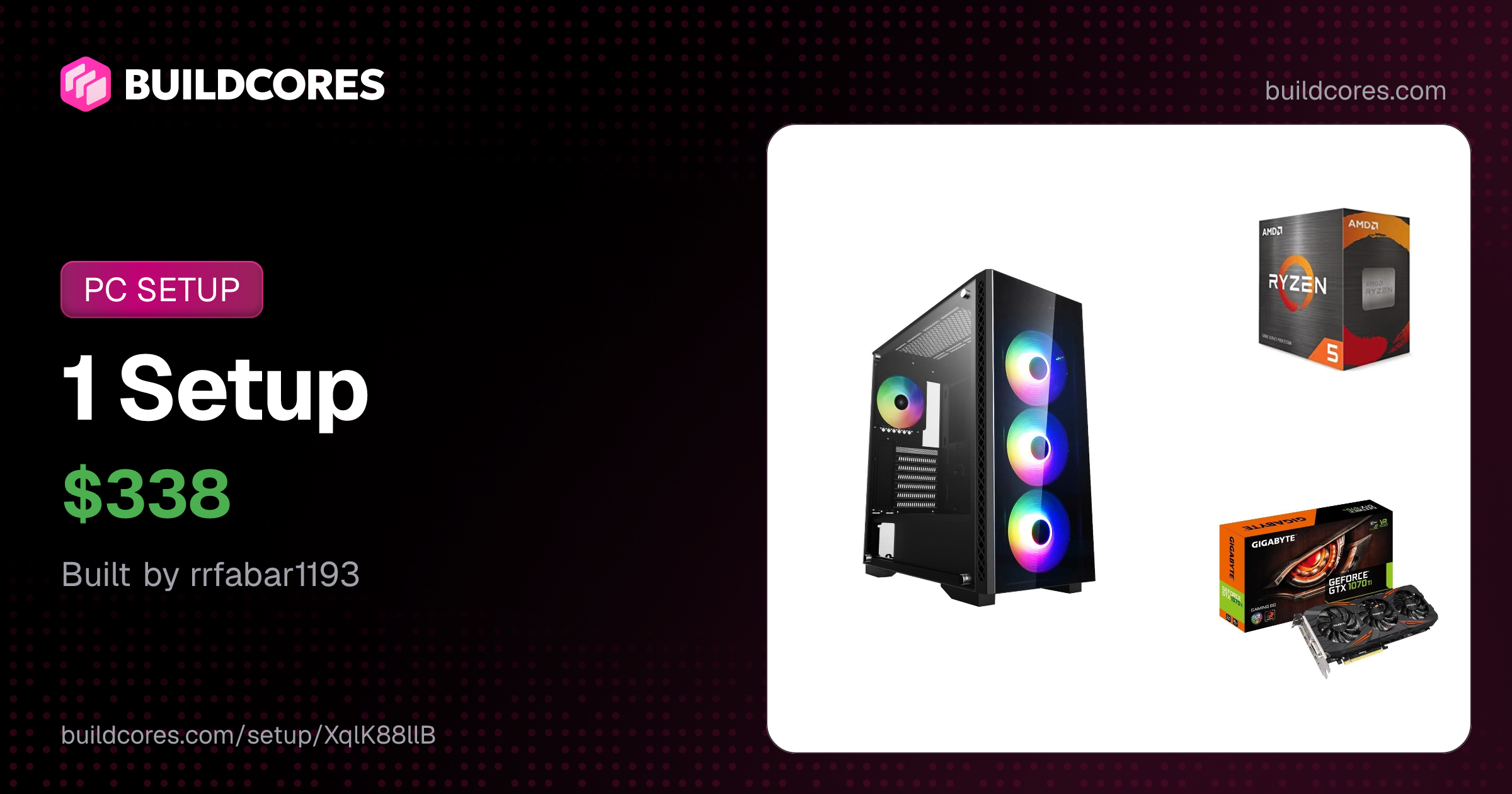 BuildCores PC Build: 1 | BuildCores