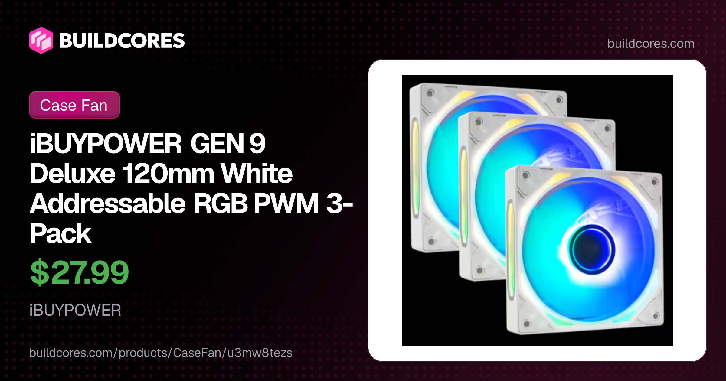Case Fan Details | BuildCores