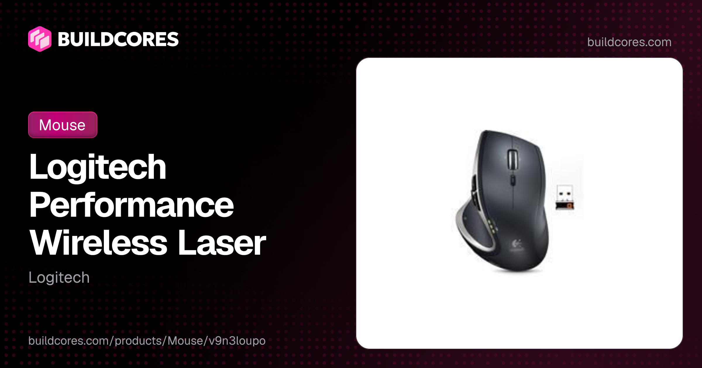 Logitech Performance Wireless Laser | BuildCores
